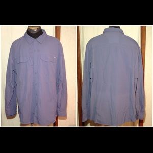 Men's Sz XXL Columbia Omni-Shade Long Sleeve Shirt